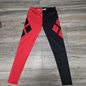 Harley Quinn official DC comics women's size M leggings Halloween mall goth